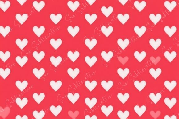 A Beautiful Array of Heart Patterns: Elevating Your Love-Themed Designs with High-Resolution Digital Art
