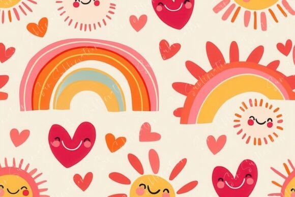Colorful and Cheerful Patterns: Bringing Joy to Digital and Print Projects