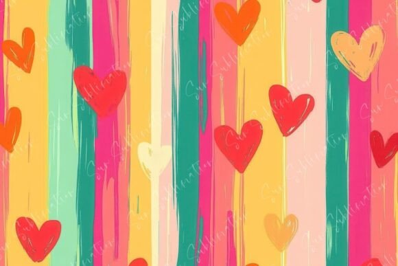 Colorful Heart Patterns on Vibrant: A Detailed Evaluation for Creative Professionals
