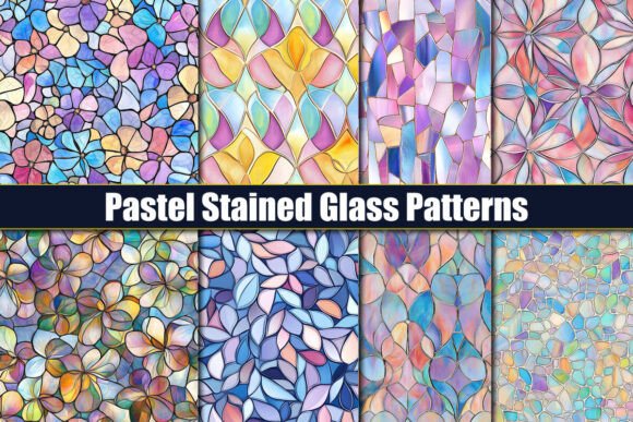 Pastel Stained Glass Patterns