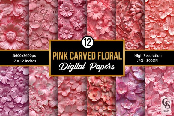 Pink Wood Carved Flower Patterns: A Comprehensive Evaluation for Digital Crafters