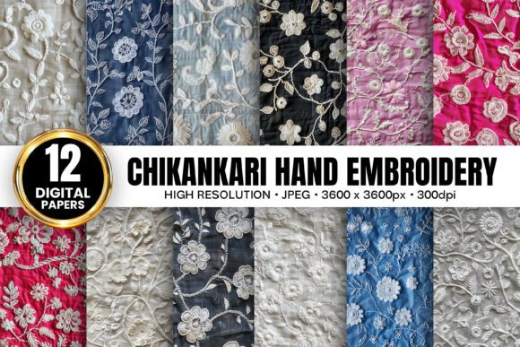 Revitalizing Traditional Craft: The Strategic Value of Chikankari Hand Embroidery Patterns in Digital Design