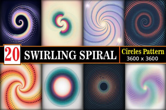 Unlocking Creativity with the Abstract Swirling Spiral Patterns Pack